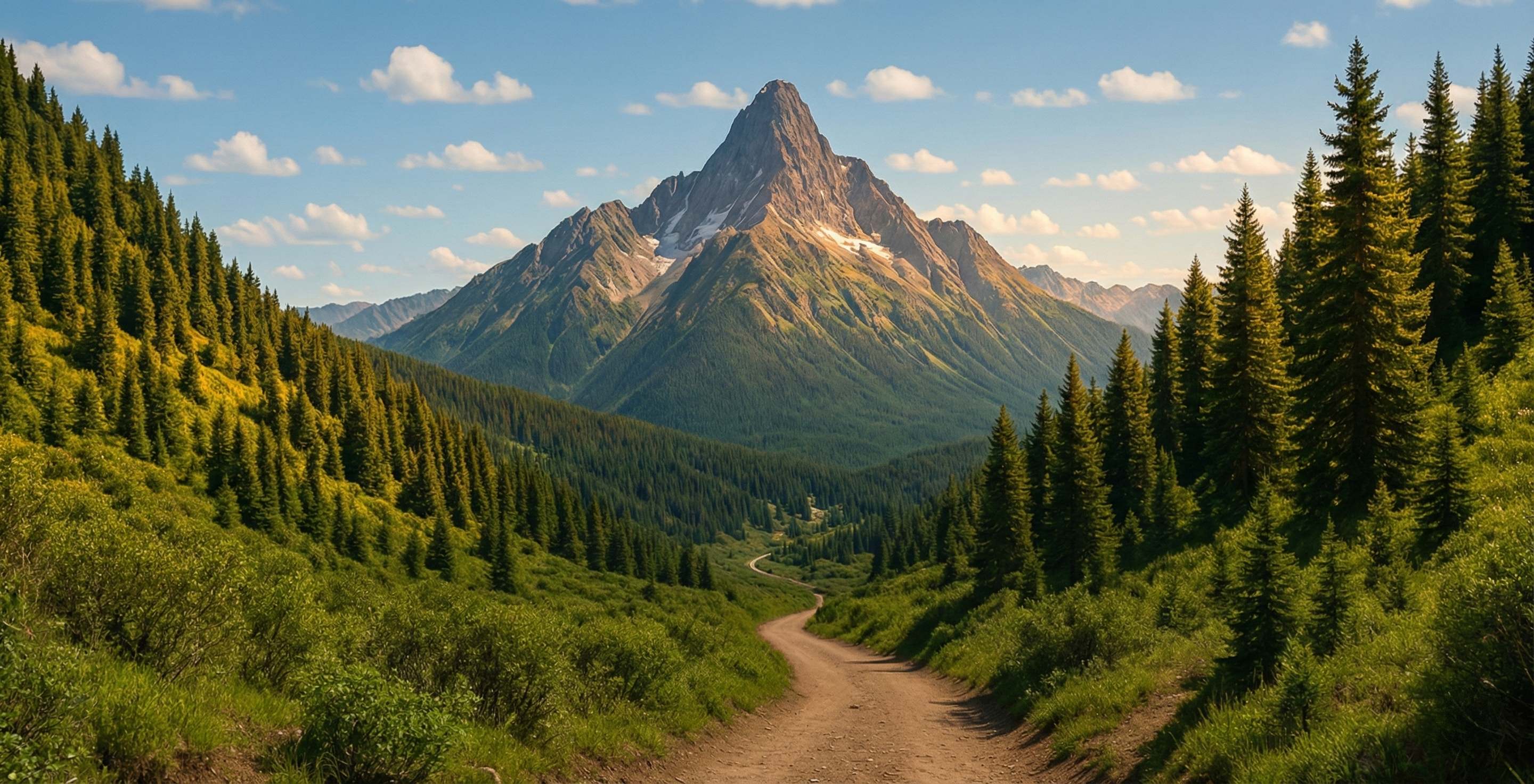 Mountain landscape background